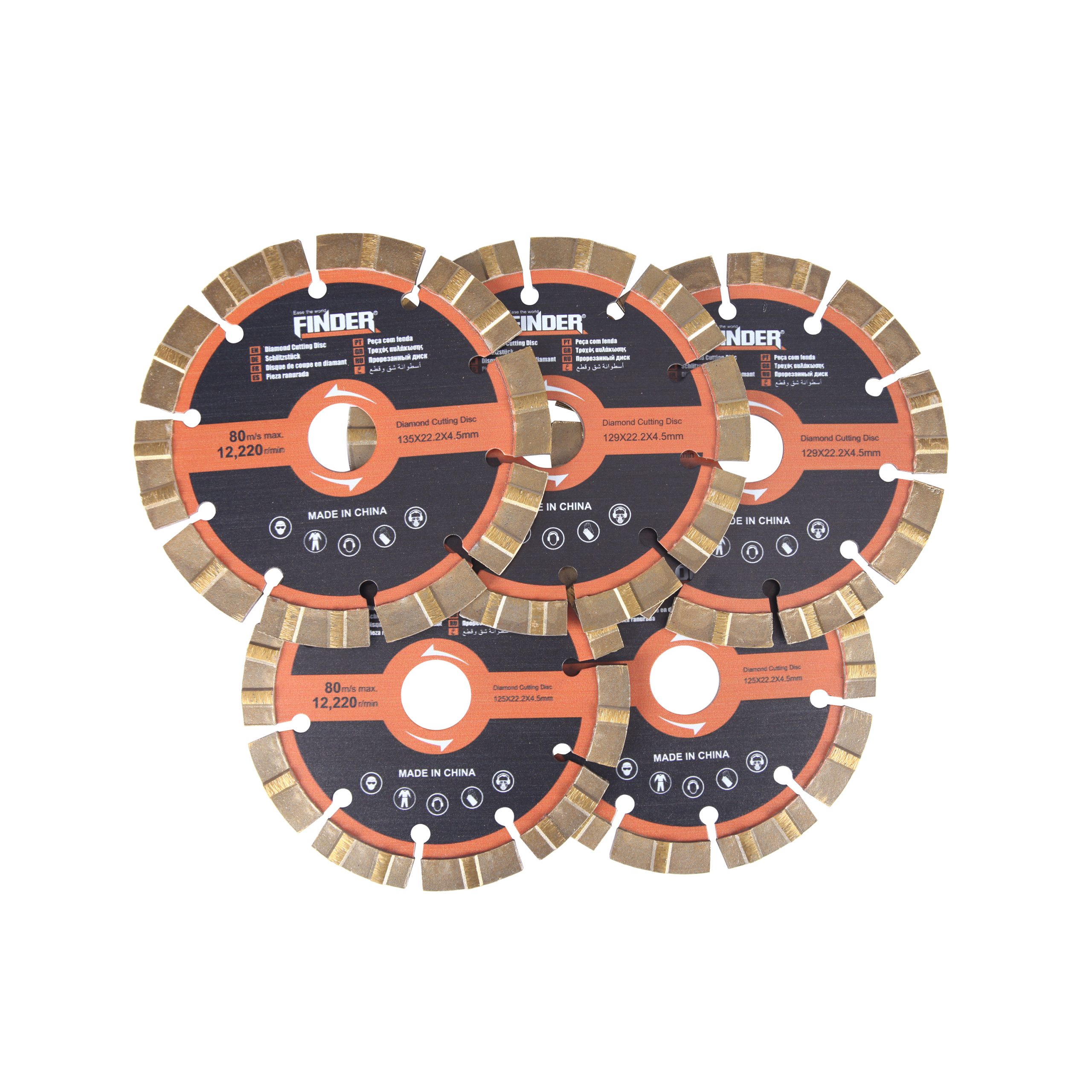 FINDER 5 PCS Diamond Cutting Disc Set